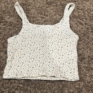 hollister square neck top